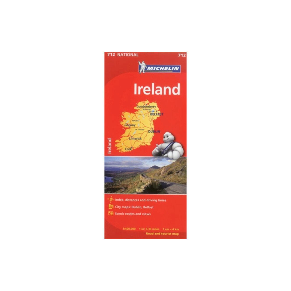 Michelin Editions Des Voyages Ireland - Michelin National Map 712