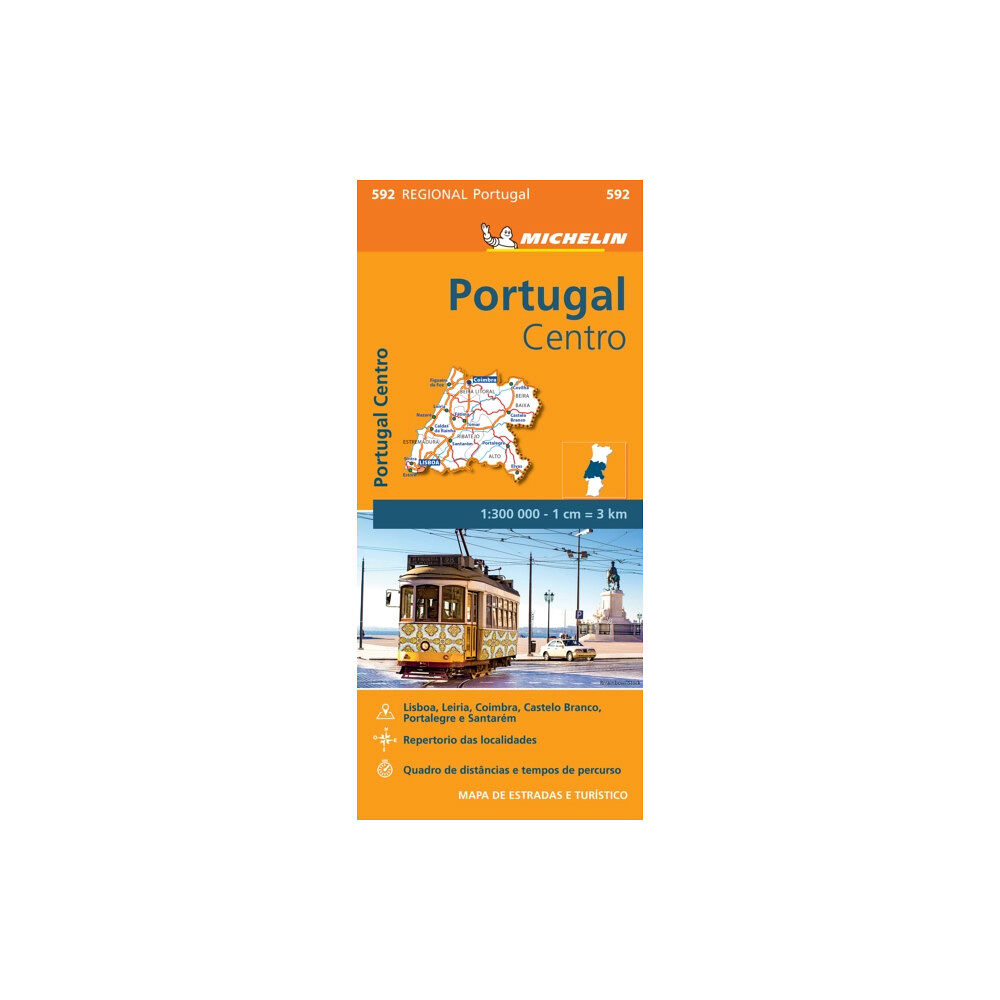 Michelin Editions Des Voyages Portugal Centro - Michelin Regional Map 592