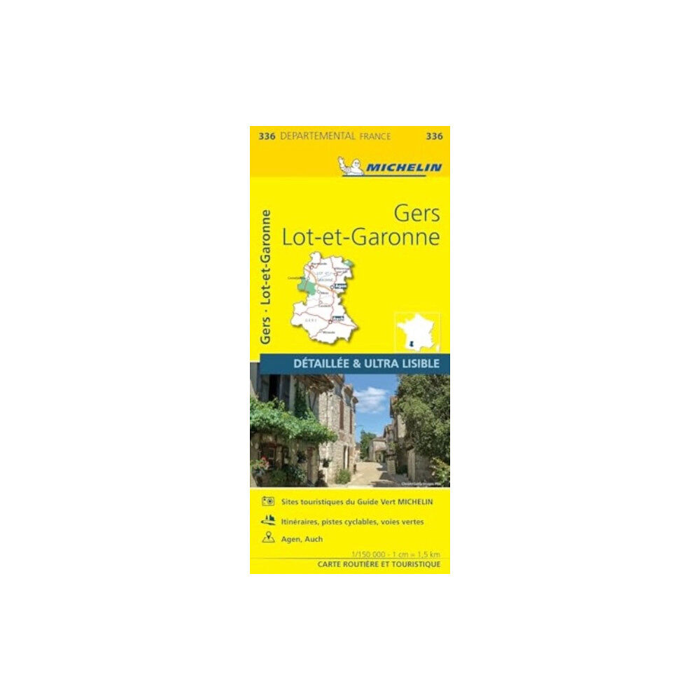 Michelin Editions Des Voyages Gers  Lot-et-Garonne - Michelin Local Map 336