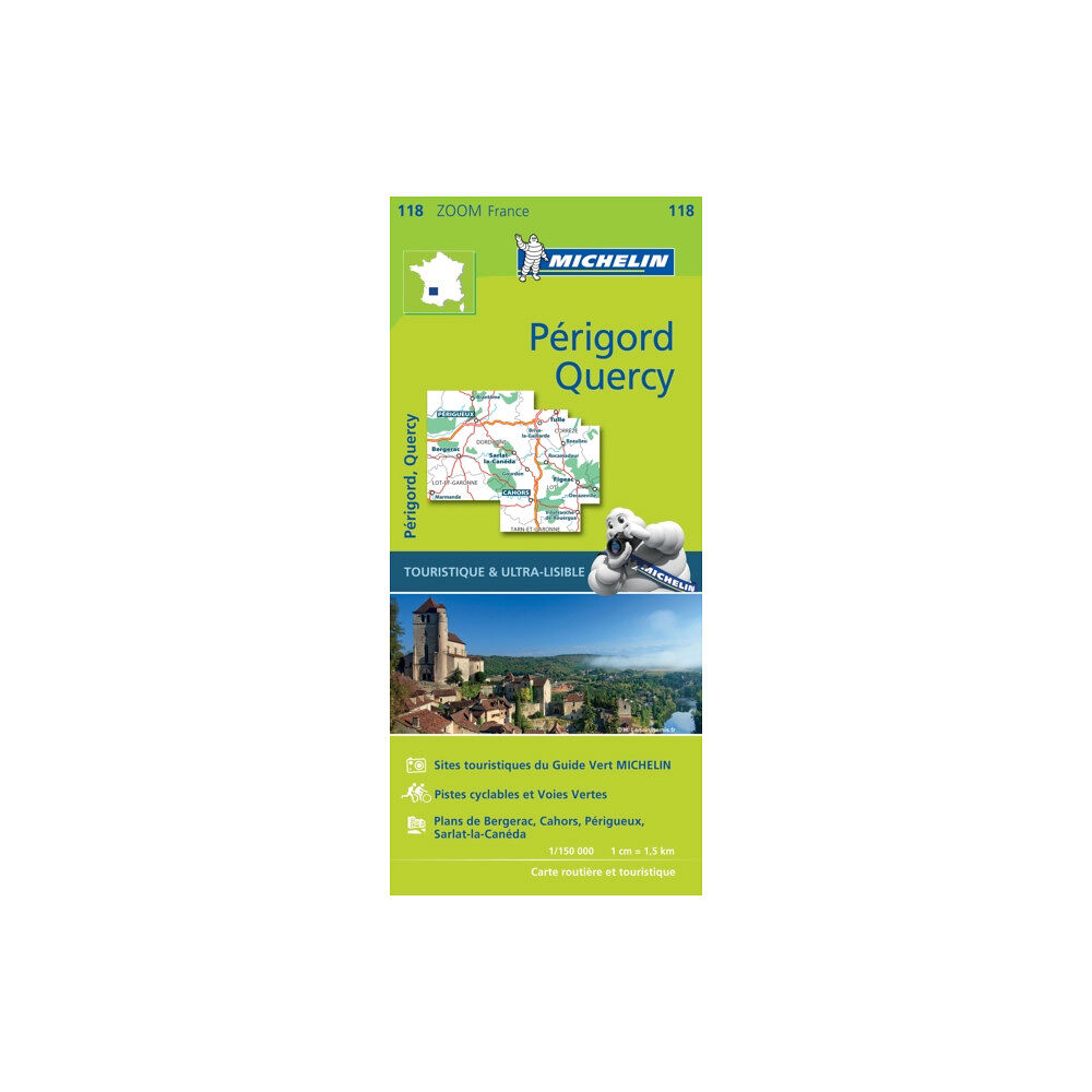 Michelin Editions Des Voyages Quercy Perigord - Zoom Map 118