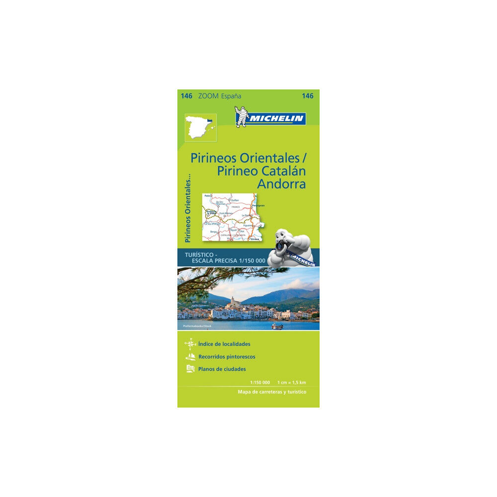 Michelin Editions Des Voyages Pirineos Orientales - Zoom Map 146