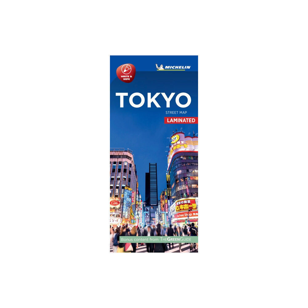 Michelin Editions Des Voyages Tokyo- Michelin City Map Laminated 9219