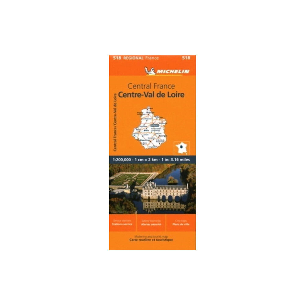 Michelin Editions Des Voyages Centre - Michelin Regional Map 518