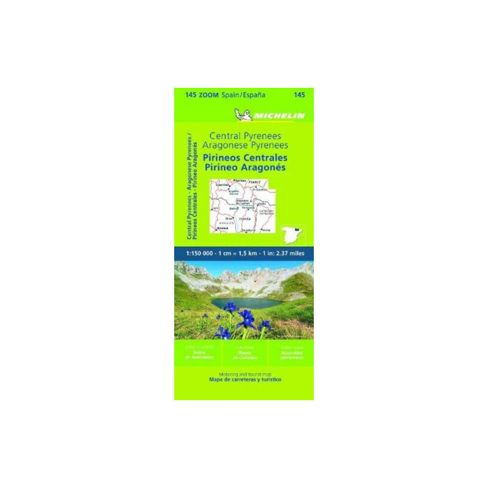 Michelin Editions Des Voyages Pyrenees Central - Zoom Map 145