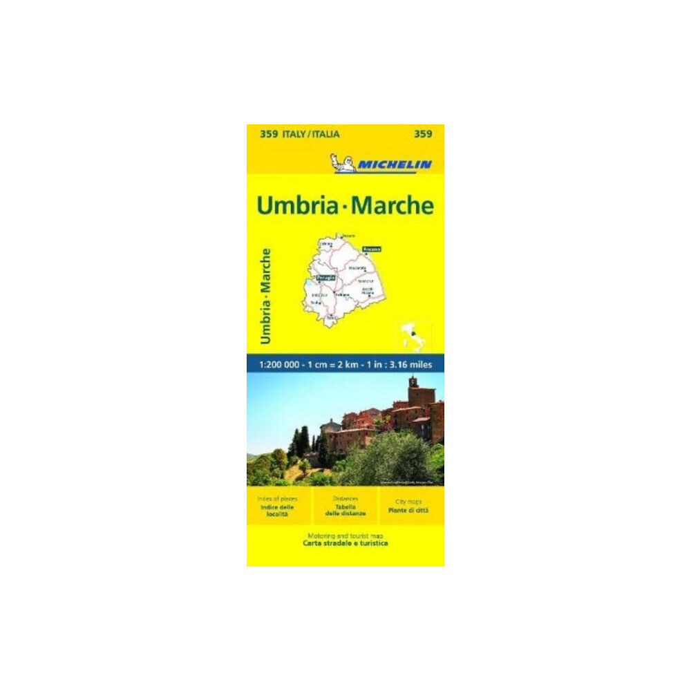 Michelin Editions Des Voyages Marche & Umbria - Michelin Local Map 359