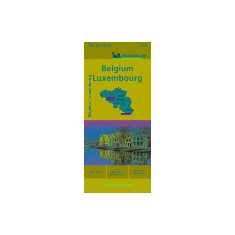 Michelin Editions Des Voyages Belgium & Luxembourg - Michelin National Map 716