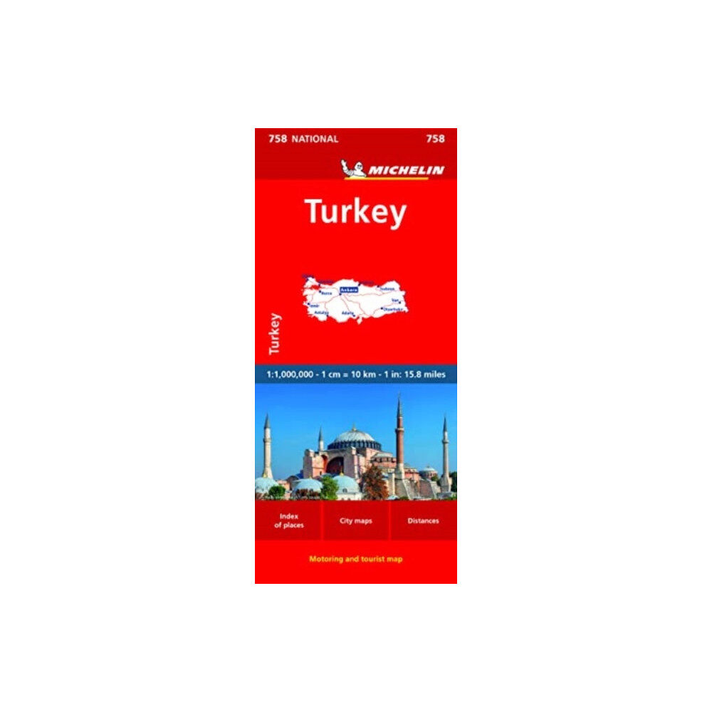 Michelin Editions Des Voyages Turkey - Michelin National Map 758