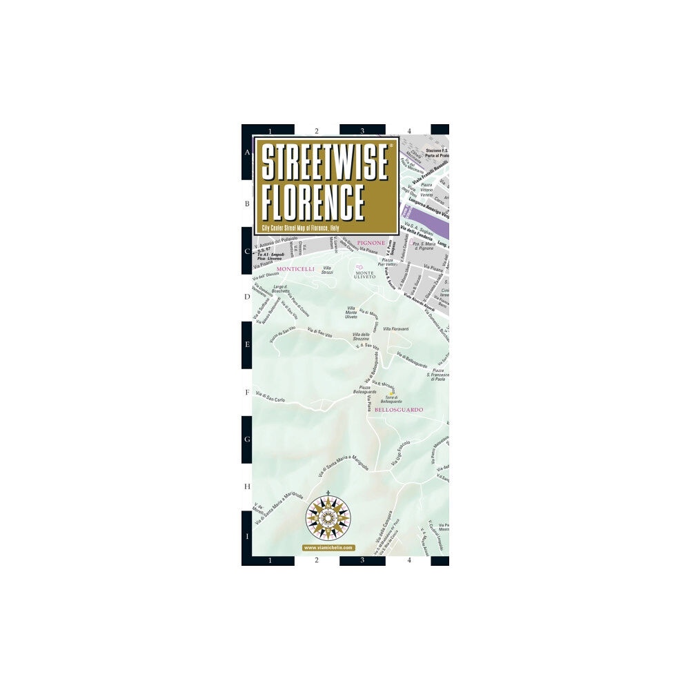 Michelin Editions Des Voyages Streetwise Florence Map - Laminated City Center Street Map of Florence, Italy