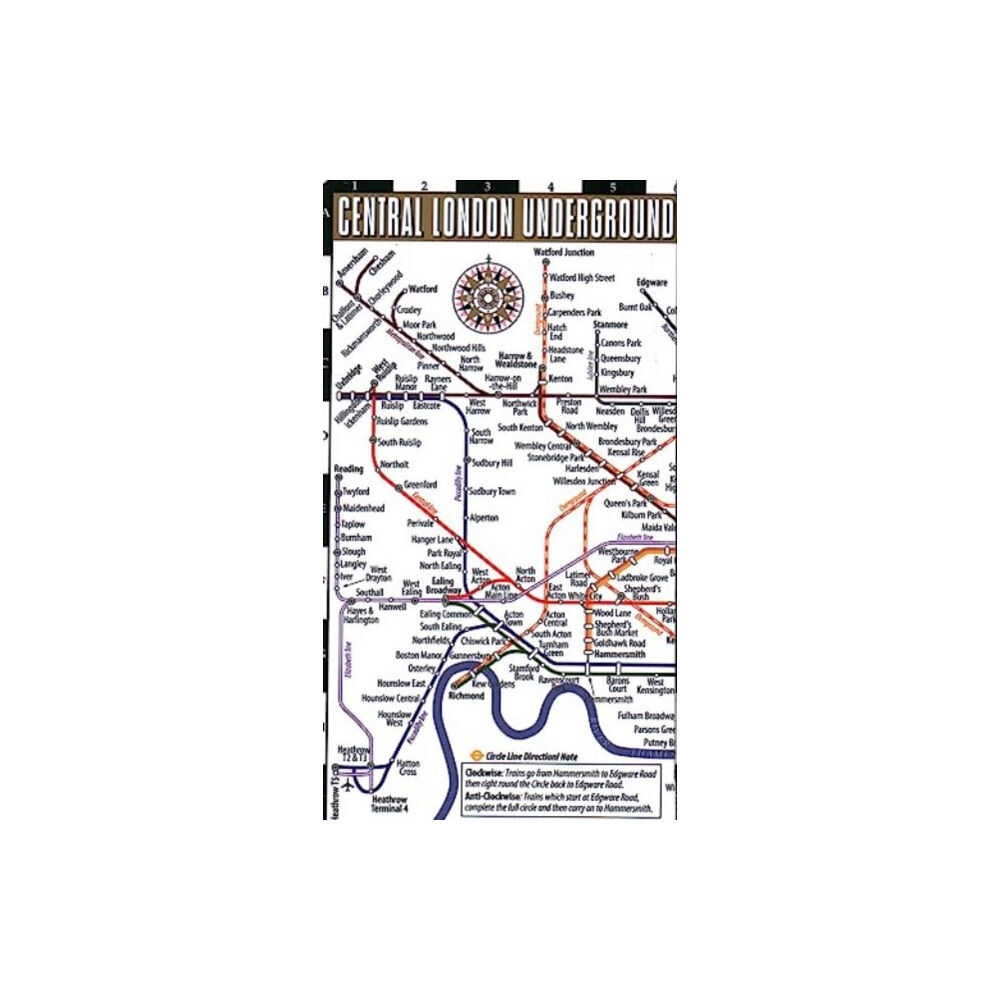 Michelin Editions Des Voyages Streetwise London Underground Map - Laminated Map of the London Underground, England