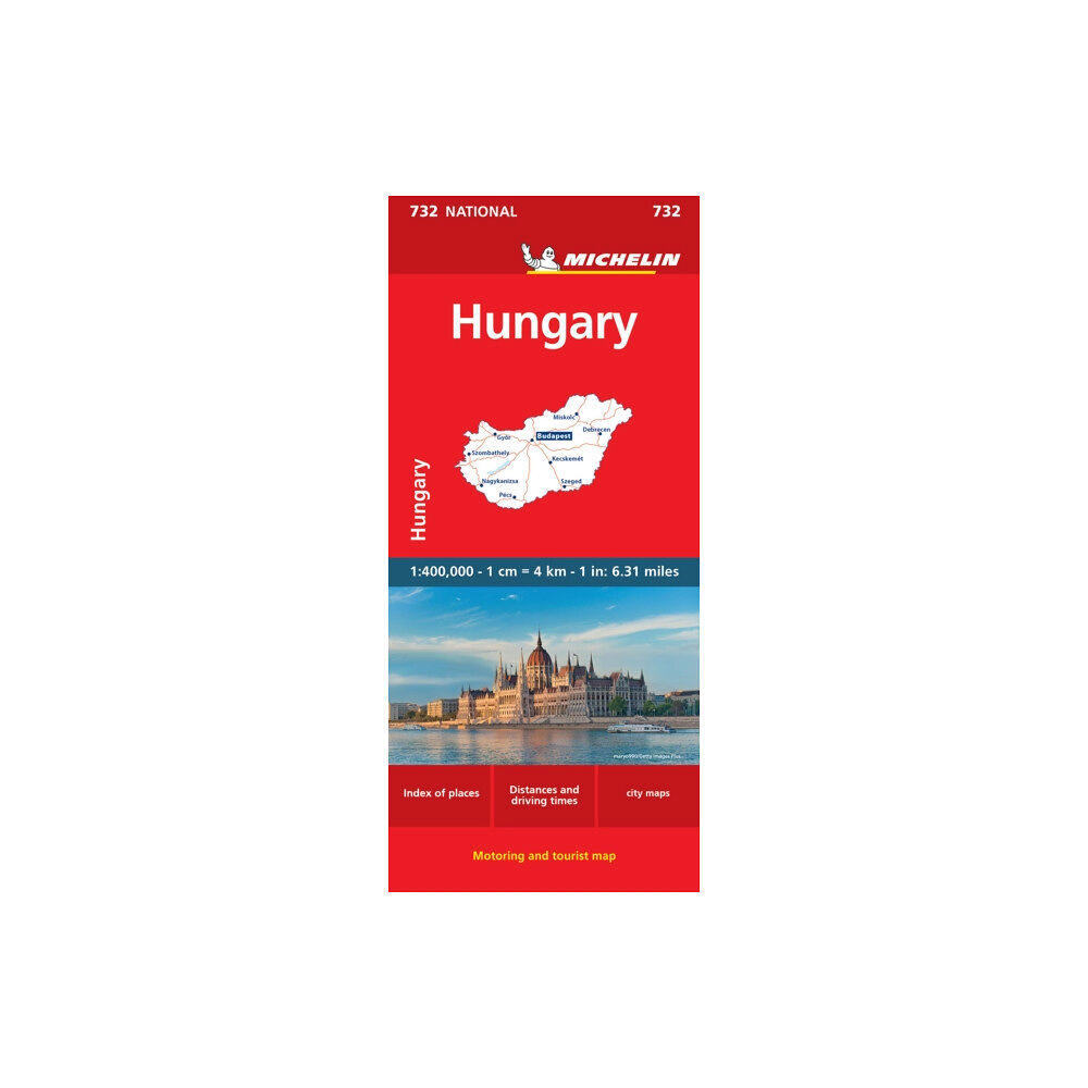 Michelin Editions Des Voyages Hungary - Michelin National Map 732