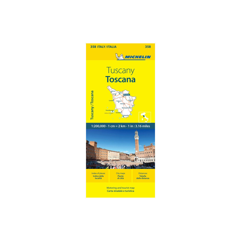 Michelin Editions Des Voyages Toscana - Michelin Local Map 358