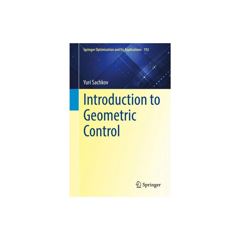 Springer International Publishing AG Introduction to Geometric Control (häftad, eng)