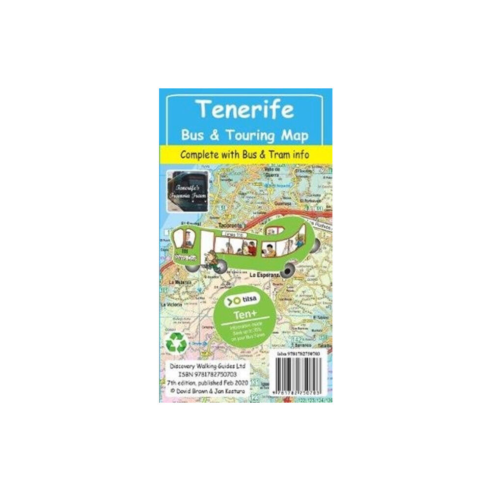 Discovery Walking Guides Ltd Tenerife Bus & Touring Map