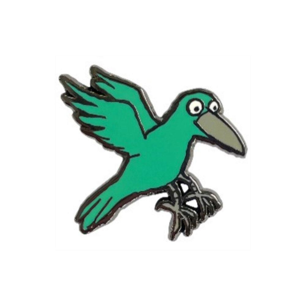 Pawprint Family Bird Character Pin Badge