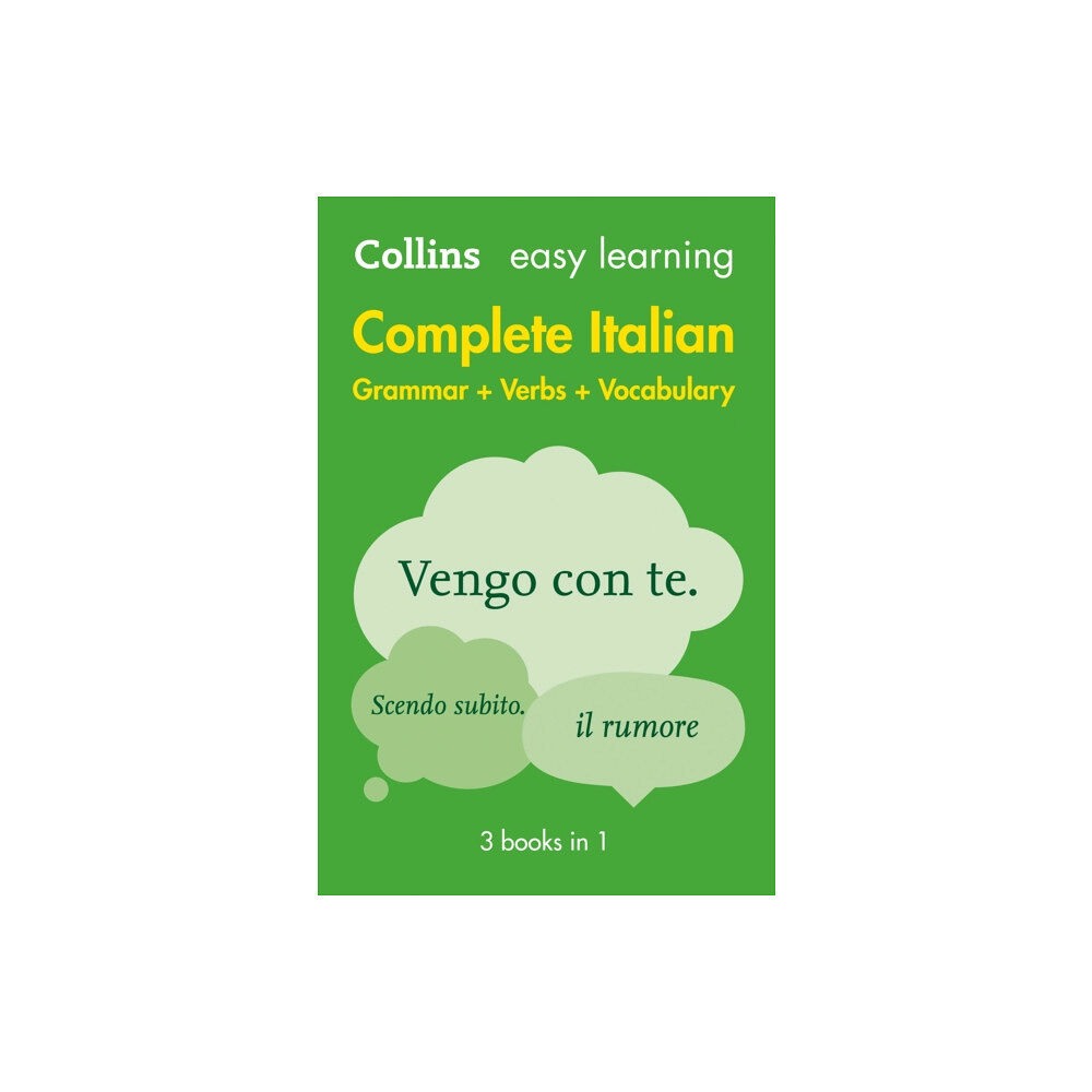 HarperCollins Publishers Easy Learning Italian Complete Grammar, Verbs and Vocabulary (3 books in 1) (häftad, eng)
