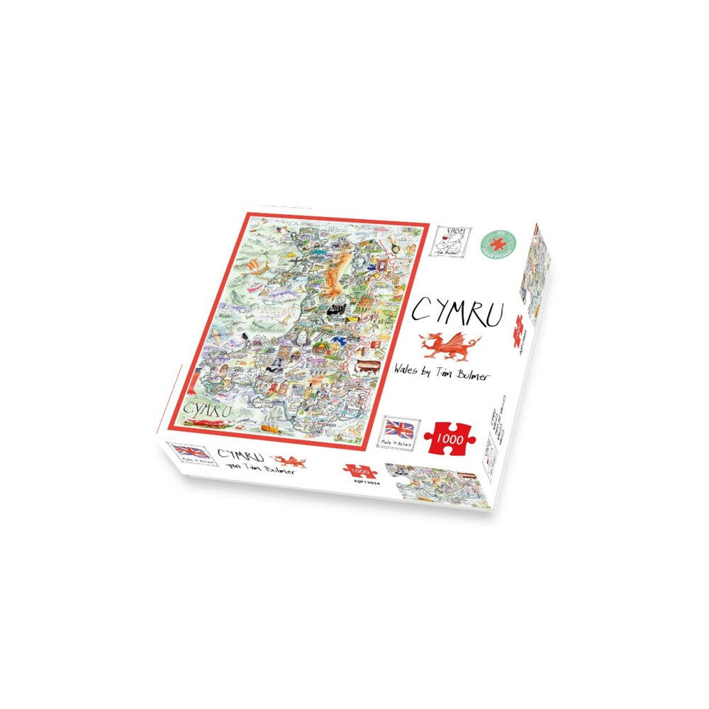 ALL JIGSAW PUZZLES Map of Wales Jigsaw 1000 Piece Puzzle