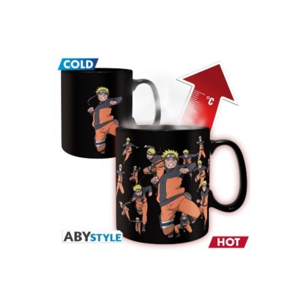 ABYSSE UK Naruto Shippuden - Mug Heat Change - 460 Ml -Multicloning