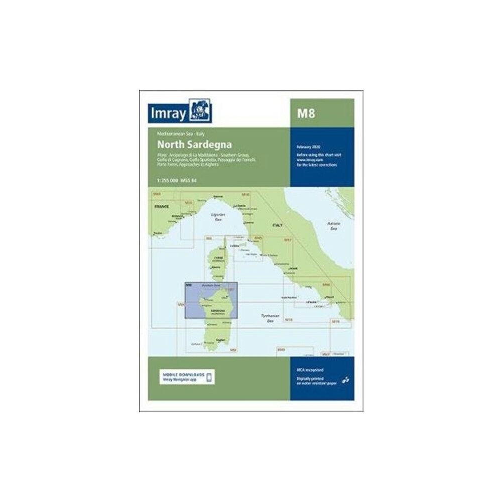 Imray, Laurie, Norie & Wilson Ltd Imray Chart M8