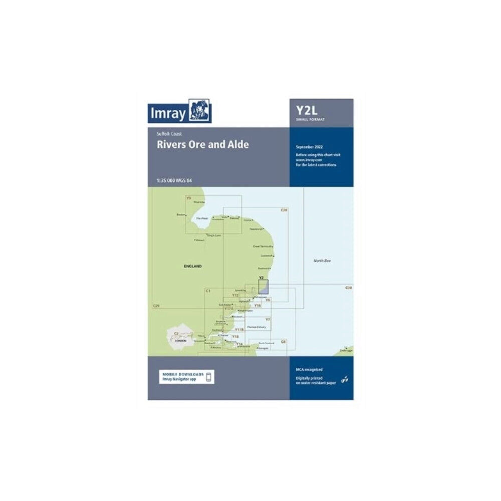 Imray, Laurie, Norie & Wilson Ltd Laminated Imray Chart Y2