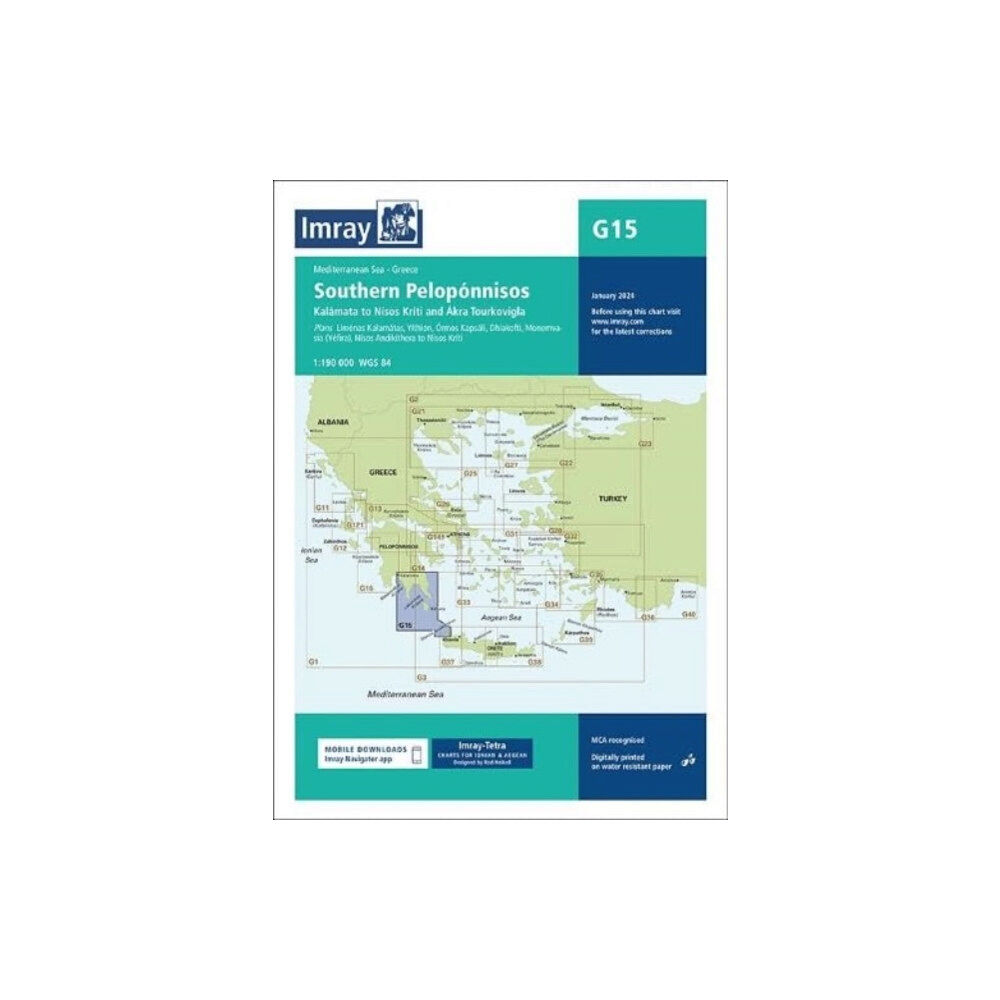 Imray, Laurie, Norie & Wilson Ltd Imray Chart G15