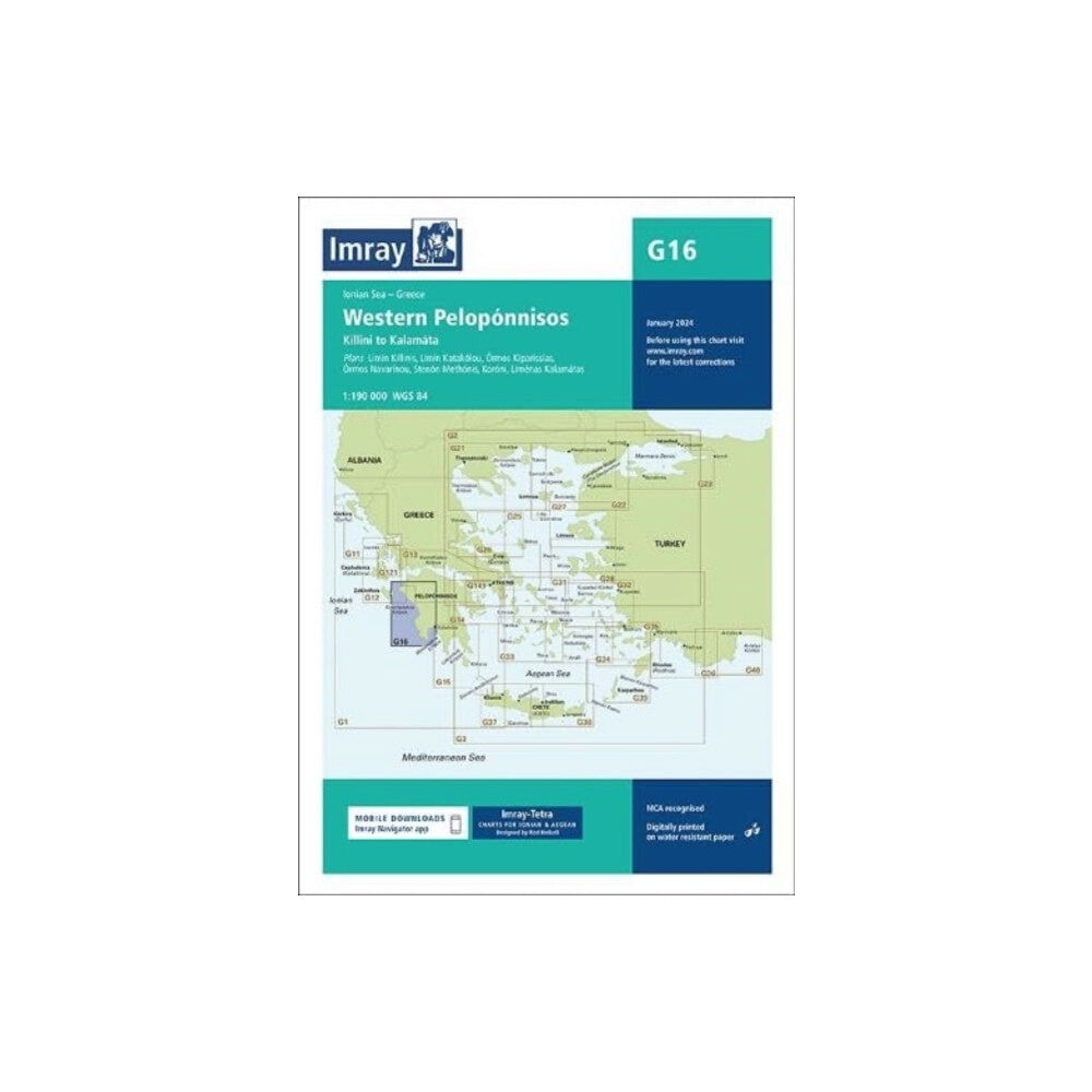 Imray, Laurie, Norie & Wilson Ltd Imray Chart G16