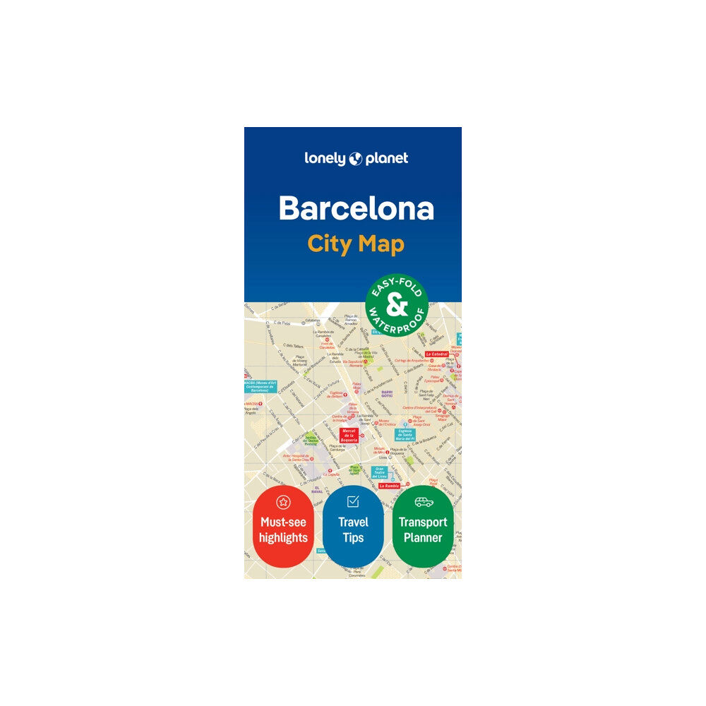 Lonely Planet Global Limited Lonely Planet Barcelona City Map