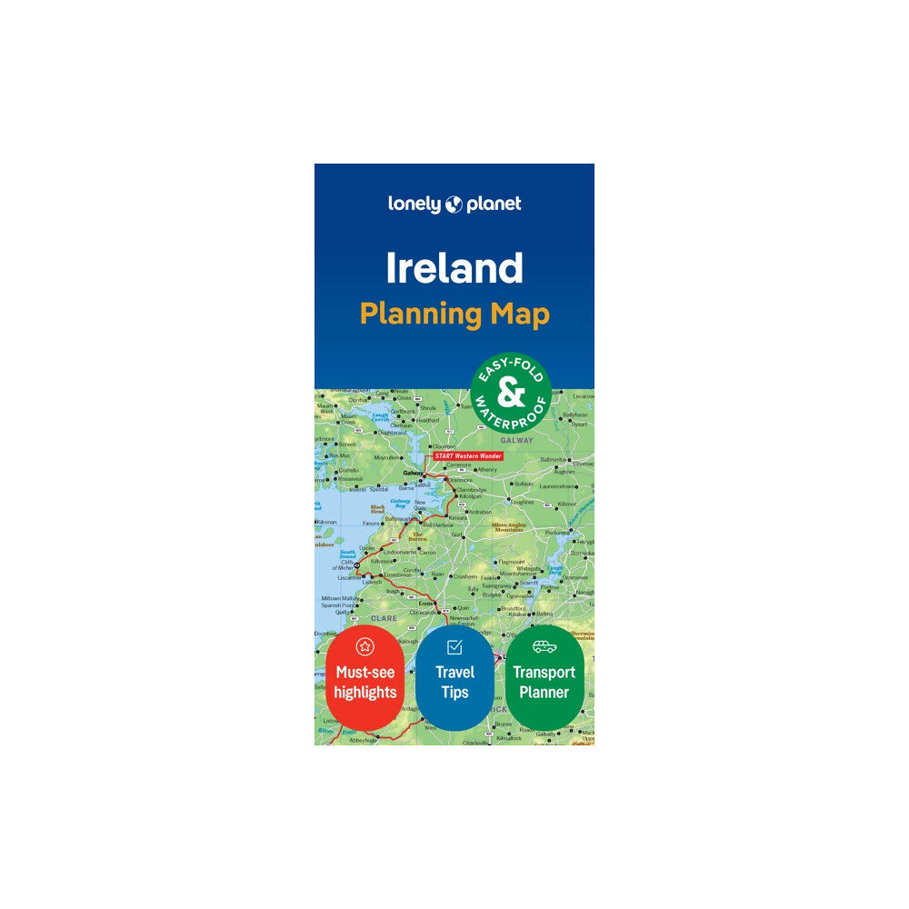 Lonely Planet Global Limited Lonely Planet Ireland Planning Map