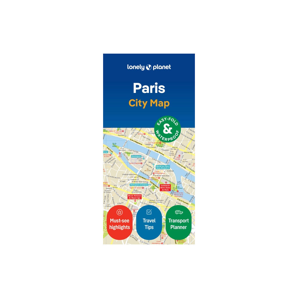 Lonely Planet Global Limited Lonely Planet Paris City Map