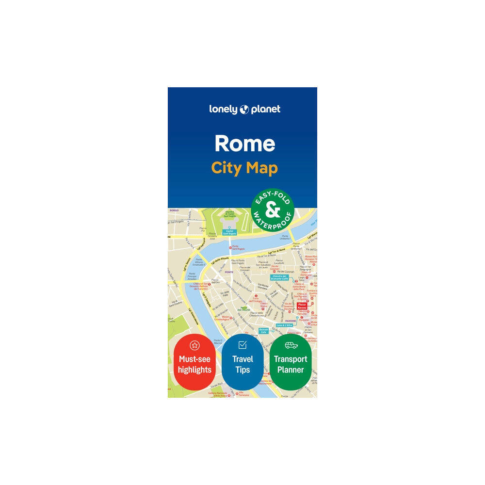 Lonely Planet Global Limited Lonely Planet Rome City Map