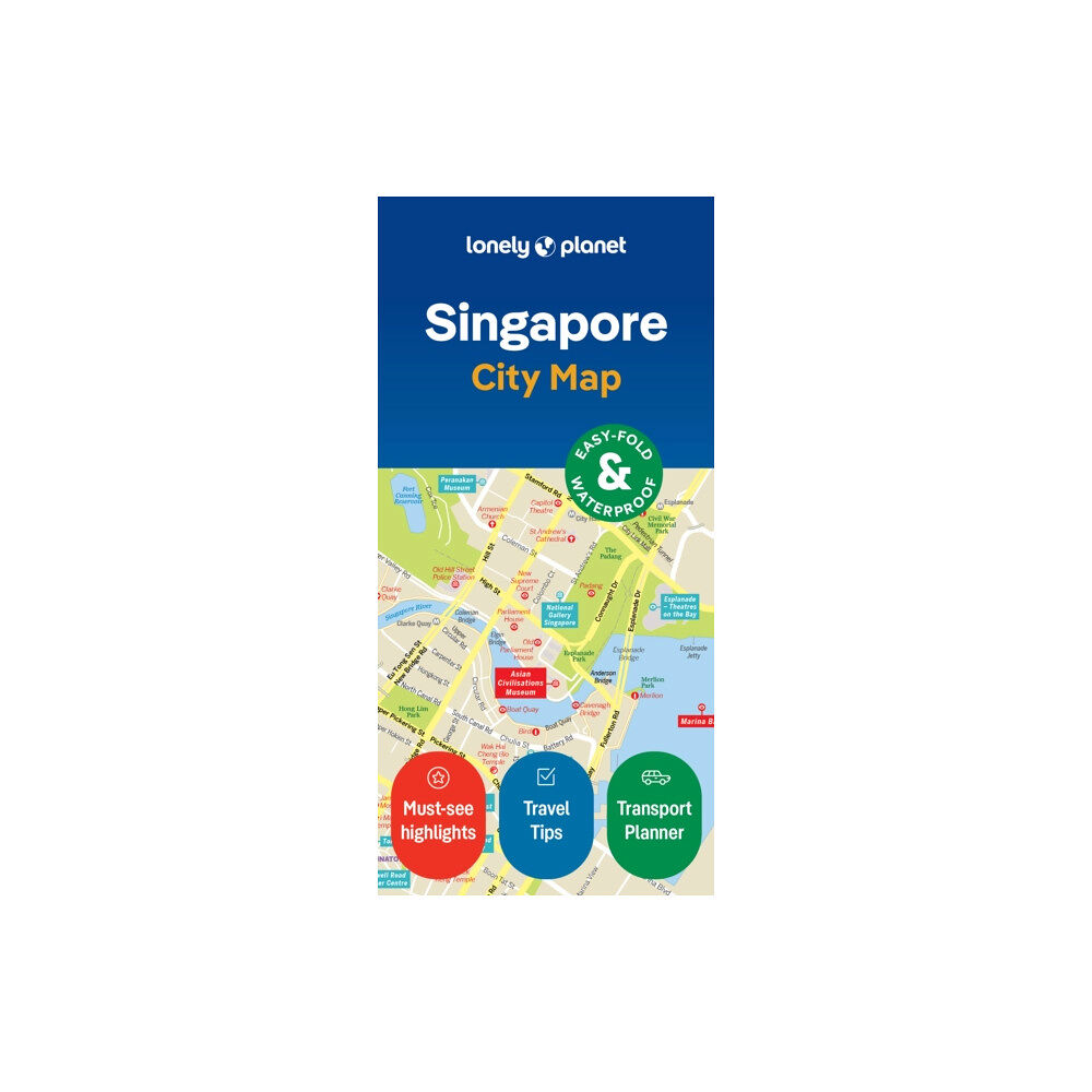 Lonely Planet Global Limited Lonely Planet Singapore City Map