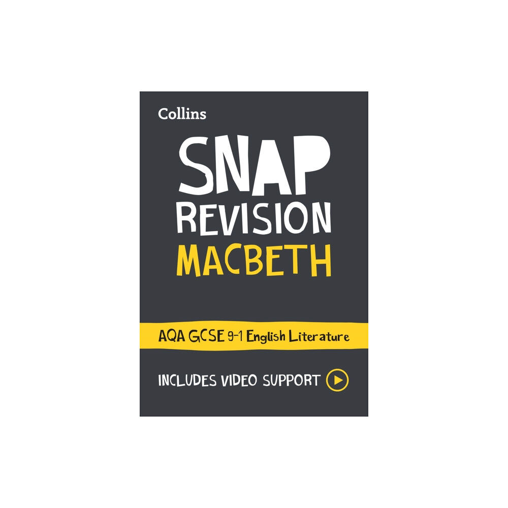 HarperCollins Publishers Macbeth: AQA GCSE 9-1 English Literature Text Guide (häftad, eng)