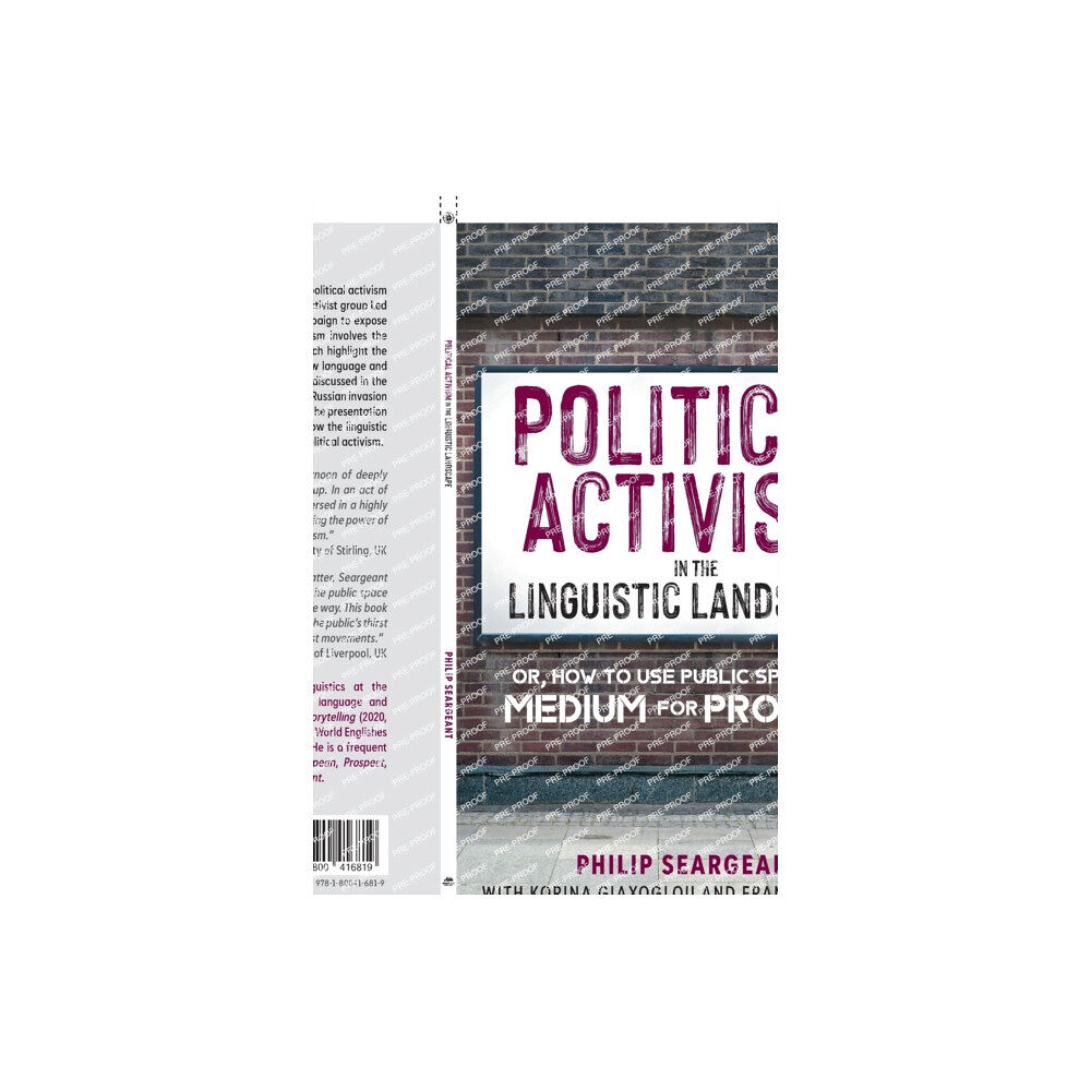 Multilingual Matters Political Activism in the Linguistic Landscape (häftad, eng)