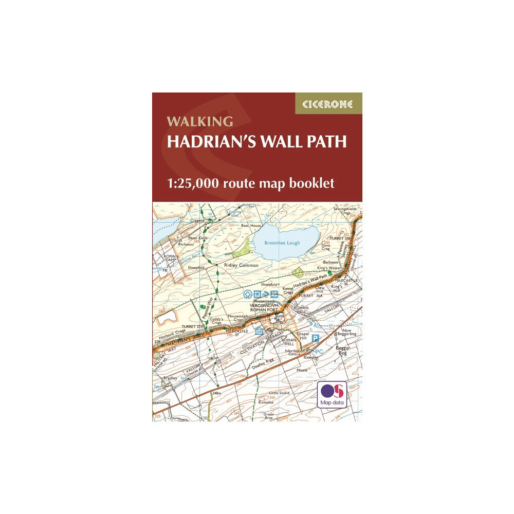 Cicerone Press Hadrian's Wall Path Map Booklet (häftad, eng)