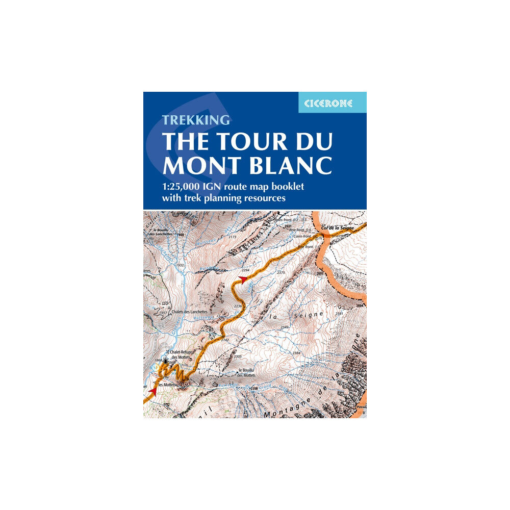 Cicerone Press Tour du Mont Blanc Map Booklet (häftad, eng)