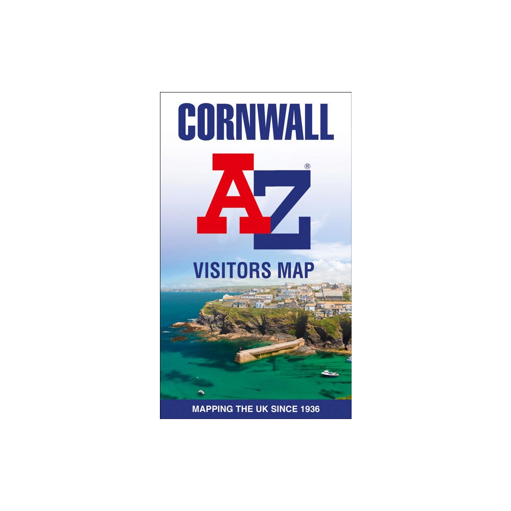 HarperCollins Publishers Cornwall A-Z Visitors Map