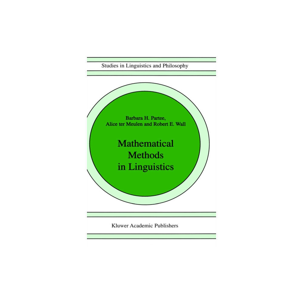 SPRINGER Mathematical Methods in Linguistics (inbunden, eng)