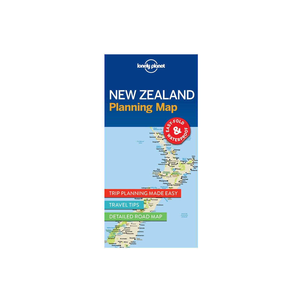 Lonely Planet Global Limited Lonely Planet New Zealand Planning Map