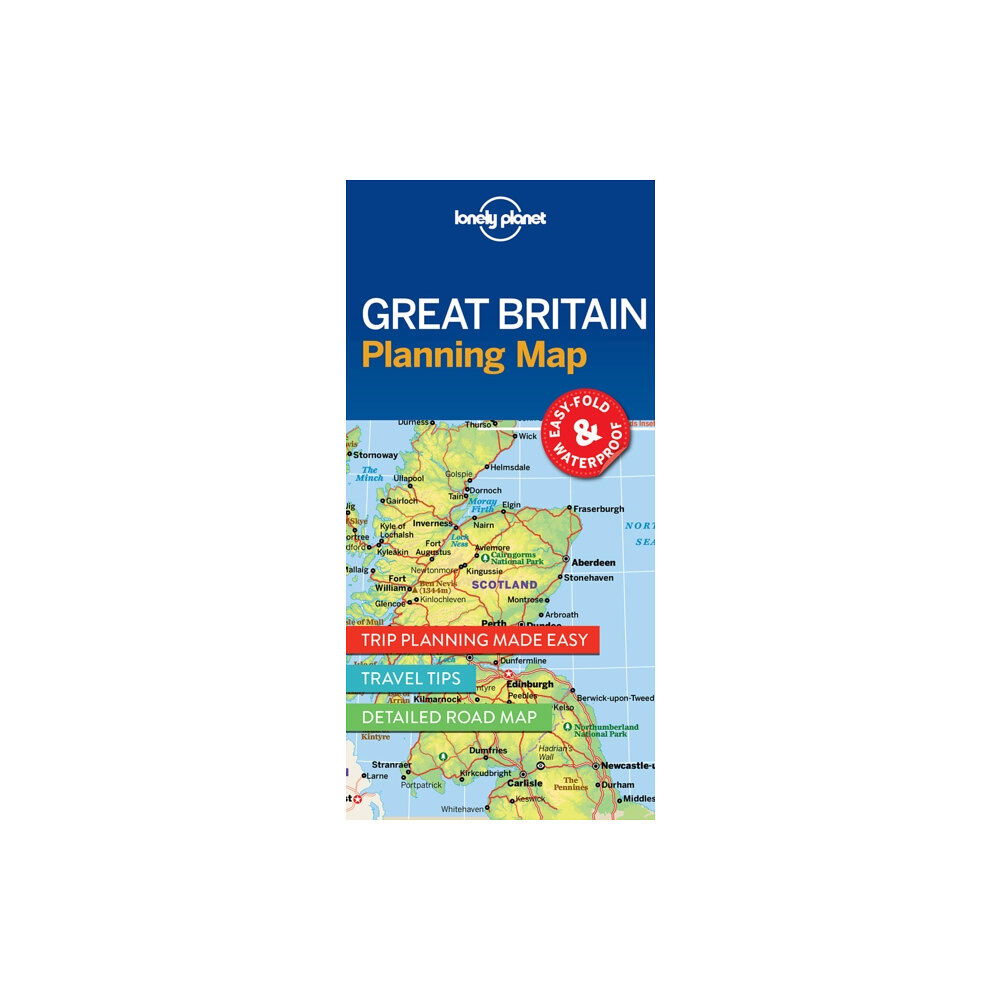 Lonely Planet Global Limited Lonely Planet Great Britain Planning Map