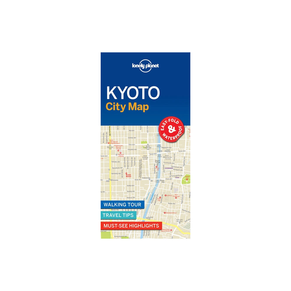 Lonely Planet Global Limited Lonely Planet Kyoto City Map