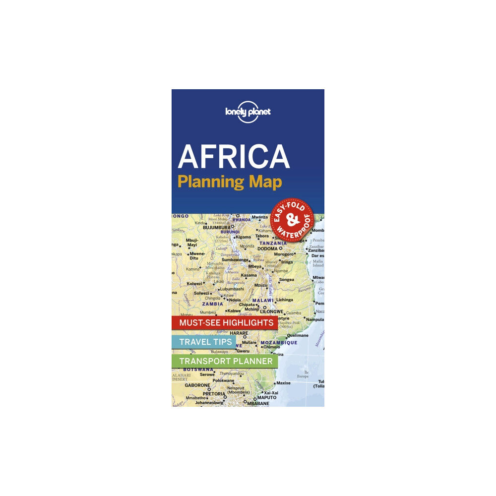 Lonely Planet Global Limited Lonely Planet Africa Planning Map