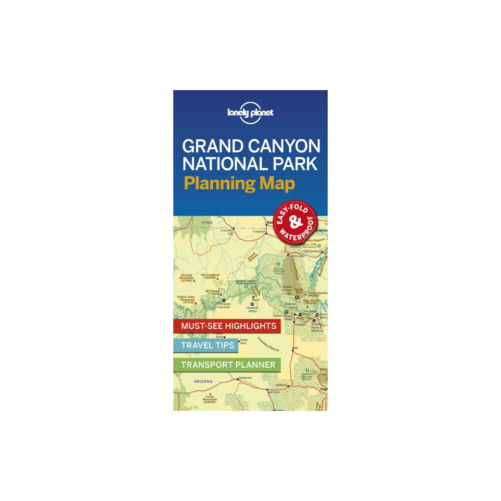 Lonely Planet Global Limited Lonely Planet Grand Canyon National Park Planning Map