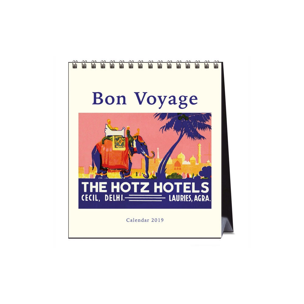 CATCH CALENDARS BON VOYAGE VINTAGE HOTEL LABELS 2019 CAL (bok, spiral, eng)