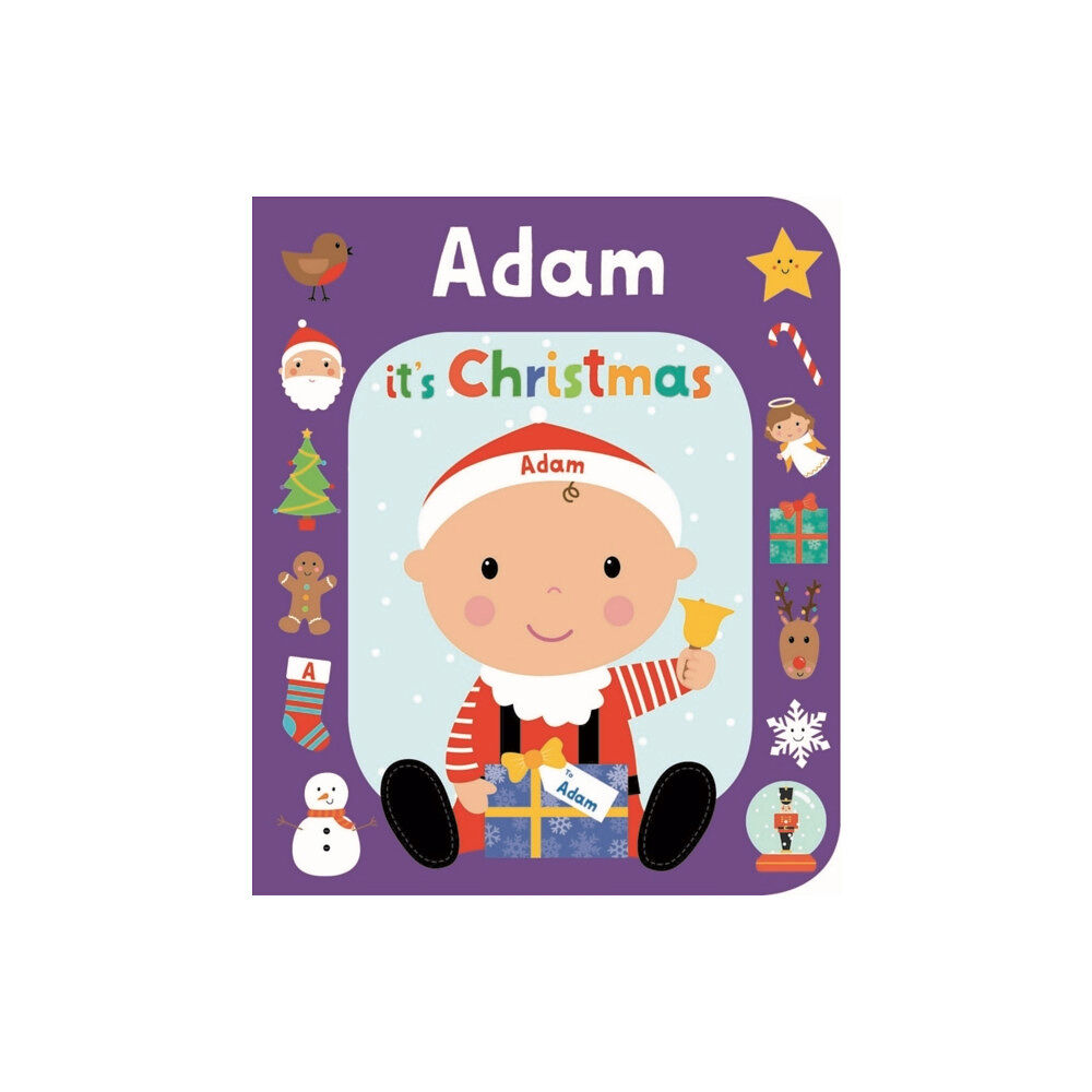 Gardners Personalisation It's Christmas Adam (bok, board book, eng)