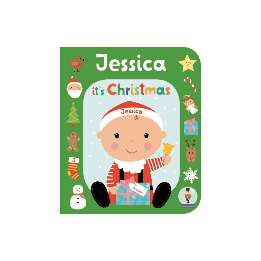 Gardners Personalisation It's Christmas Jessica (bok, board book, eng)