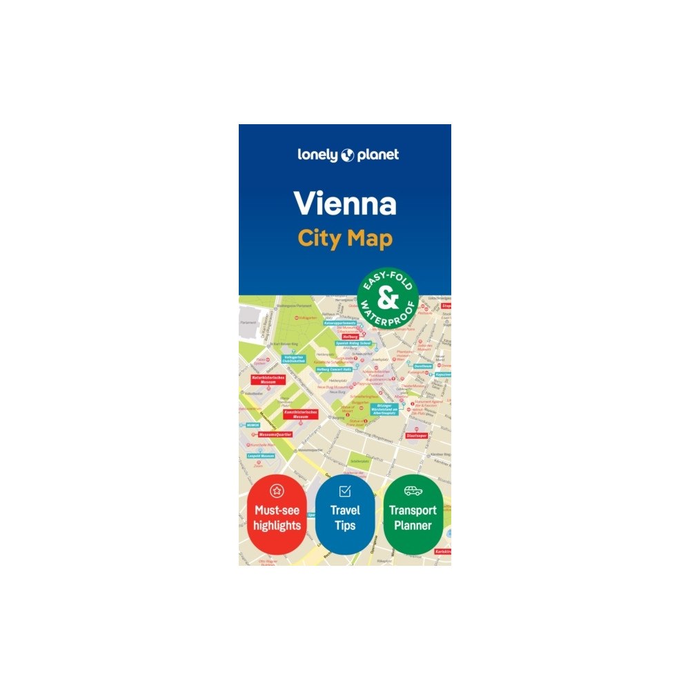 Lonely Planet Lonely Planet Vienna City Map (bok, eng)