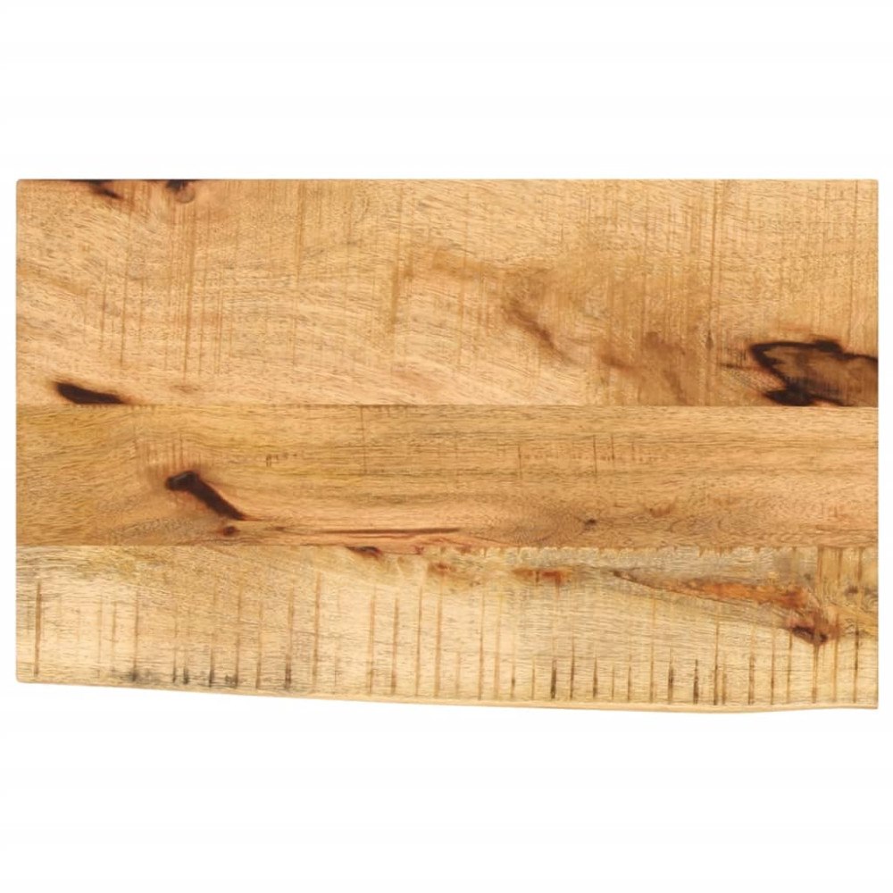 vidaXL Bordsskiva 60x20x2,5 cm levande kant massivt grovt mangoträ