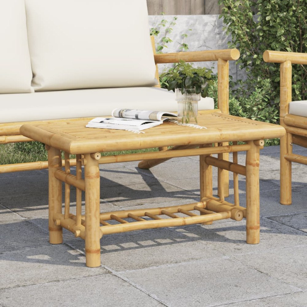 vidaXL Soffbord 70x45x36 cm bambu