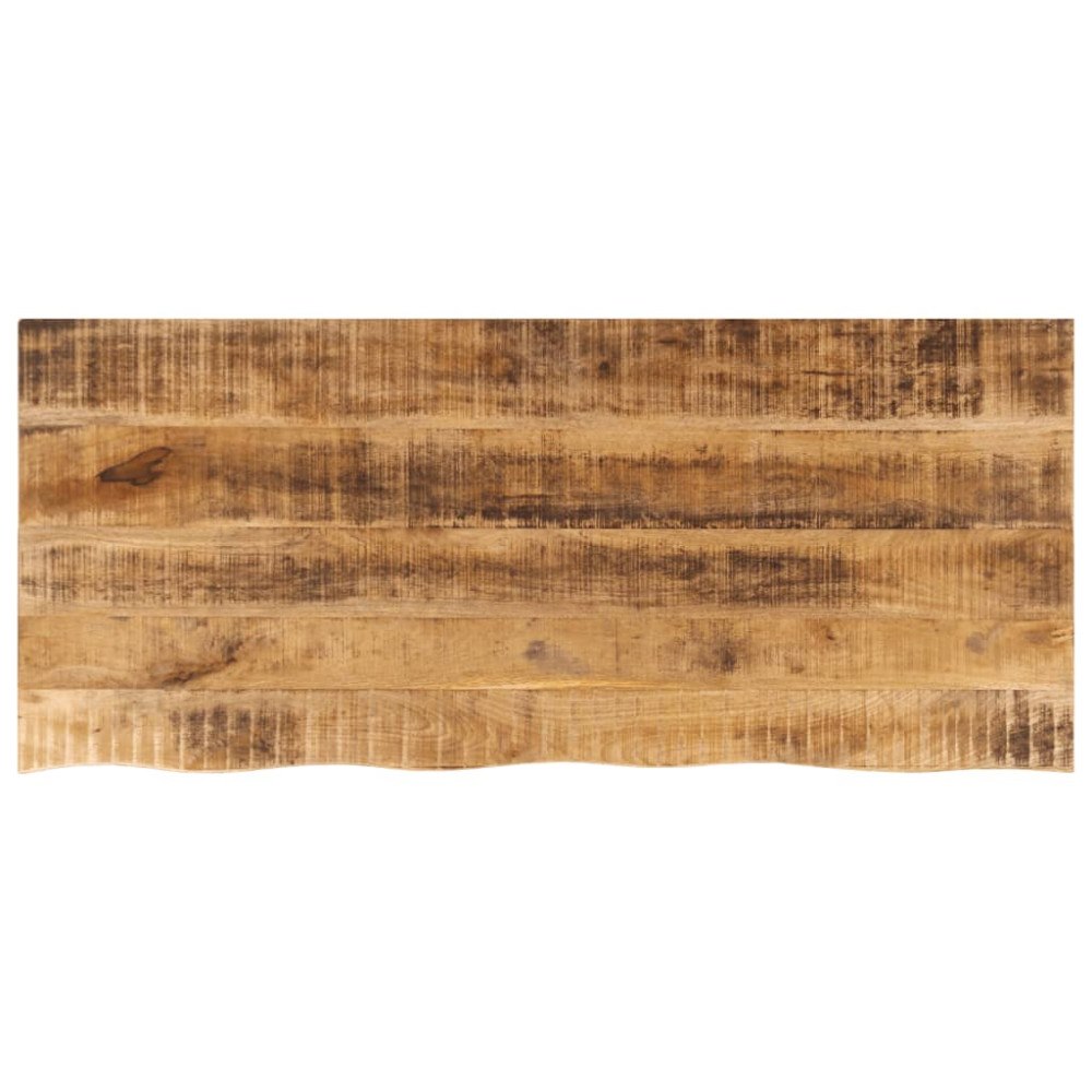 vidaXL Bordsskiva 140x60x3,8 cm levande kant massivt grovt mangoträ