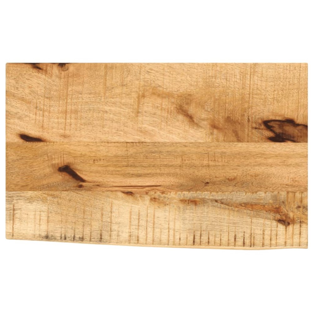 vidaXL Bordsskiva 60x20x3,8 cm levande kant massivt grovt mangoträ