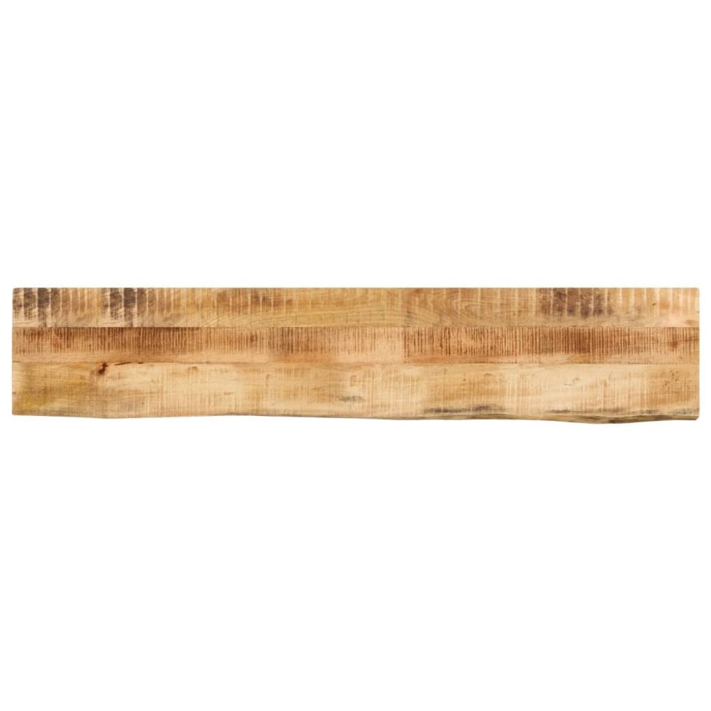 vidaXL Bordsskiva 140x40x2,5 cm levande kant massivt grovt mangoträ
